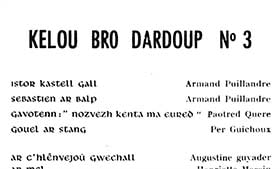 Keloù bro Dardoup n°3