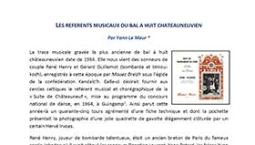 Les référents musicaux du bal à 8 châteauneuvien