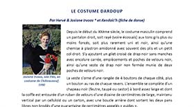 Le costume Dardoup