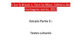 Livre Sur la braise Extraits